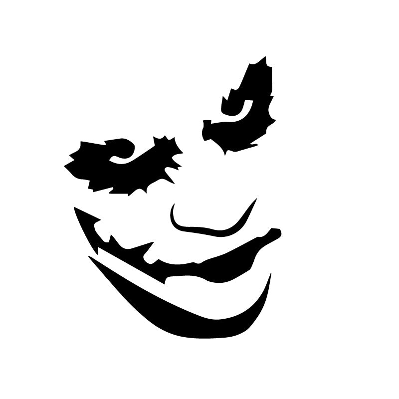 Joker Face Mask Batman Decal Sticker