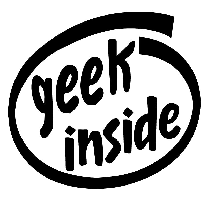 Geek Inside Intel Decal Sticker