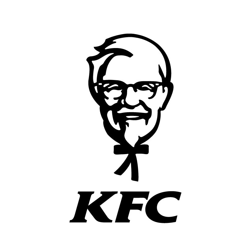 Kfc Small Sticker KFC Official Logo Decal Sticker – Decalfly