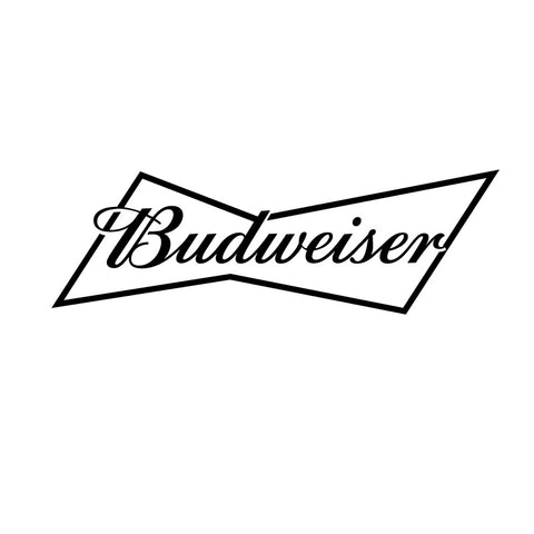 budweiser logo black and white
