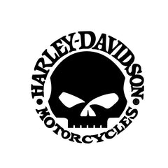 Harley Davidson Skull Logo Decal Sticker
