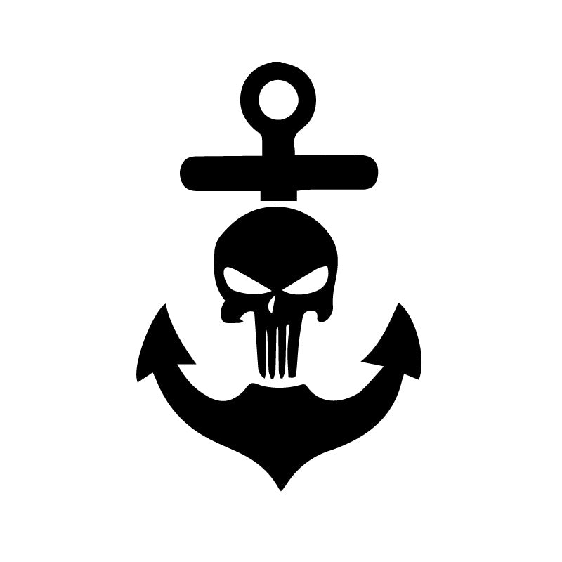 Navy Military Skull Decal Sticker