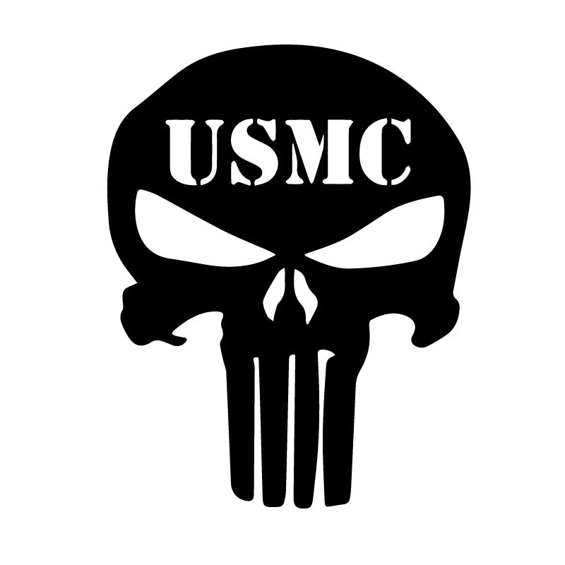 USMC Skull Venom Decal Sticker