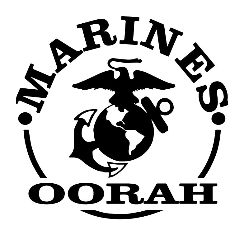Marines Oorah Decal Sticker