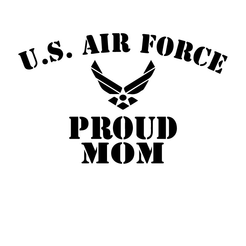 US Air Force Proud Mom Decal Sticker