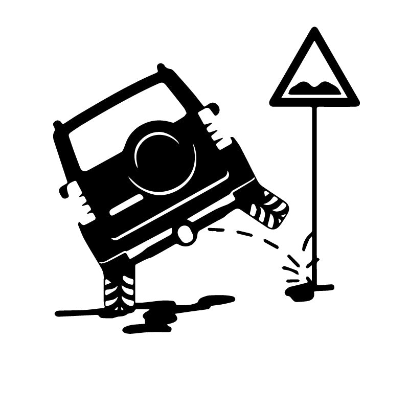 Jeep Funny Peeing Decal Sticker