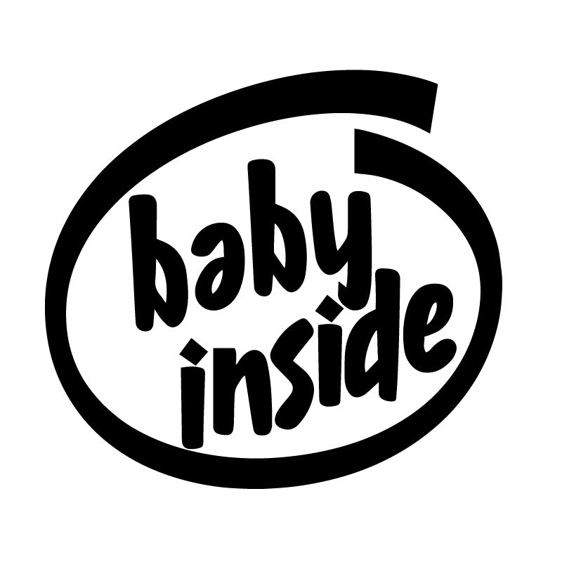 Baby Inside Intel Decal Sticker