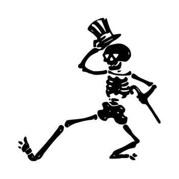 Grateful Dead Dancing Skeletons Logo Sticker Decal