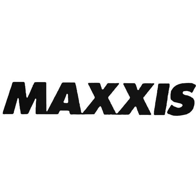 Maxxis Text Inner Cycling Logo Sticker Decal