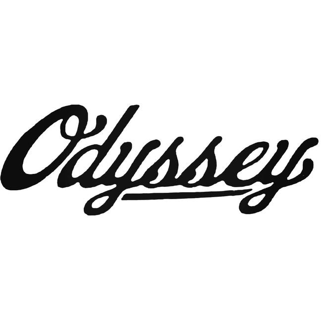 Odyssey Bmx Script Cycling Logo Sticker Decal