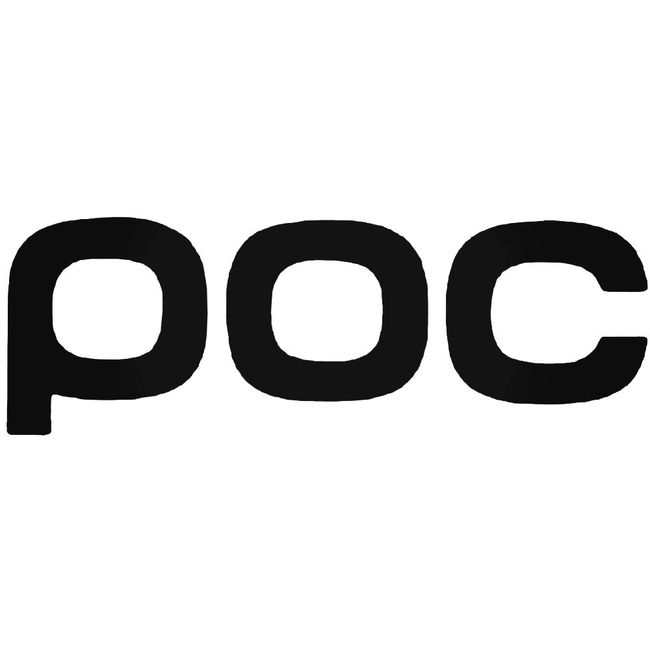 Poc Cycling Logo Sticker Decal