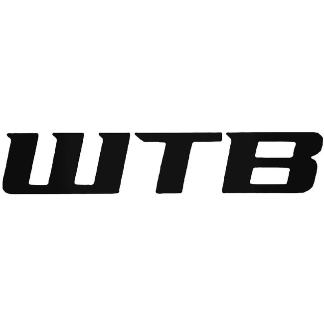 Wtb Text Cycling Logo Sticker Decal