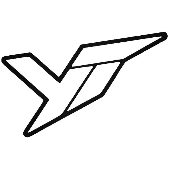 Yt Industries Outline Cycling Logo Sticker Decal