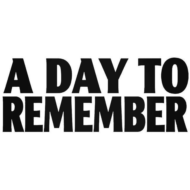 A Day To Remember Decal Sticker