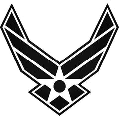 Air Force Symbol With Border Decal Sticker