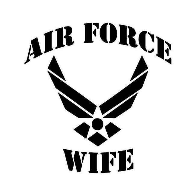 Air Force Wife Military Decal Sticker