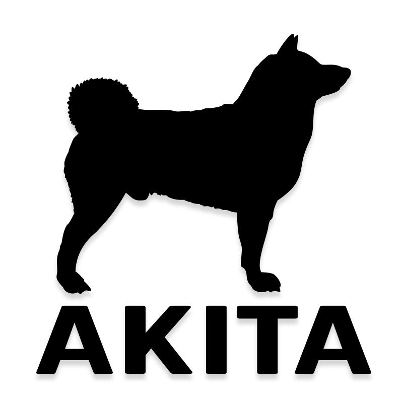 Akita Car Decal Dog Sticker for Windows