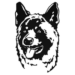 Akita Head Decal Sticker