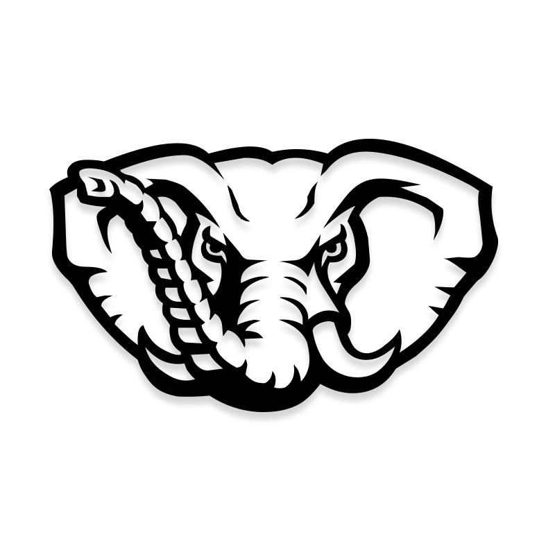Alabama Mascot Elephant Decal Sticker
