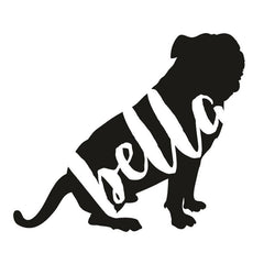 American Bulldog Decal Sticker for Car Windows