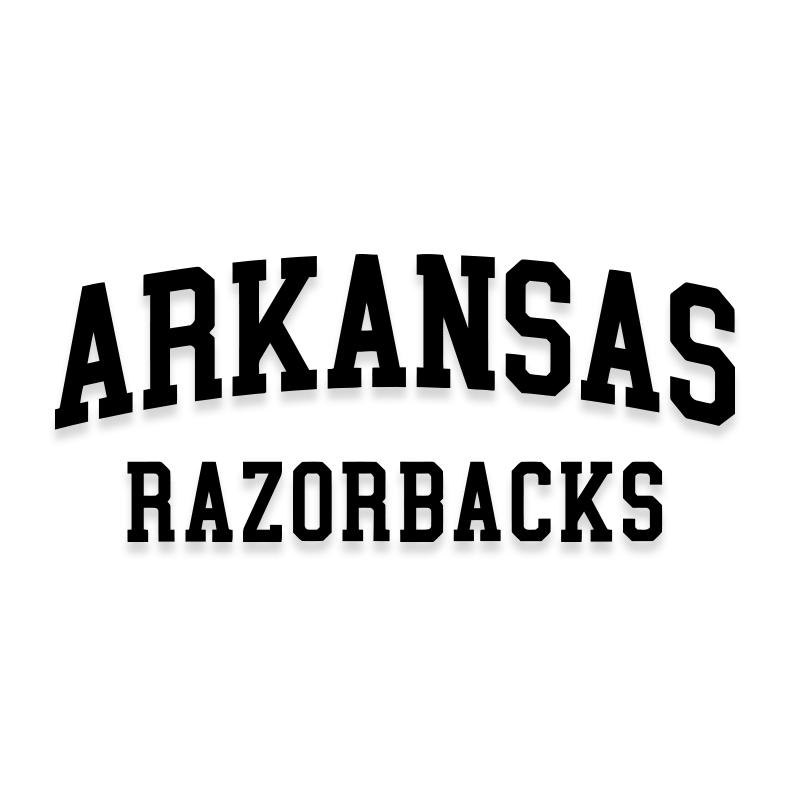 Arkansas Razorbacks Vinyl Decal - Front Face Hog Design, Officially Licensed, Multiple Sizes (12" Shown) - View #9