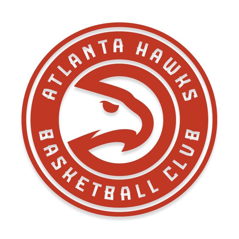 Atlanta Hawks NBA Official Decal Sticker