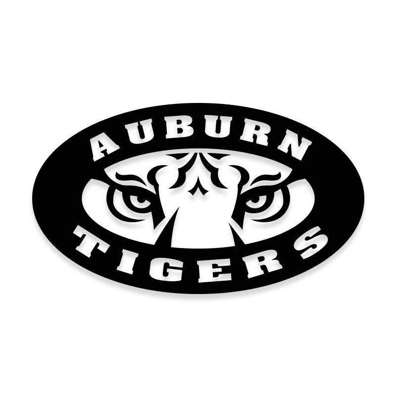 auburn football logo black and white