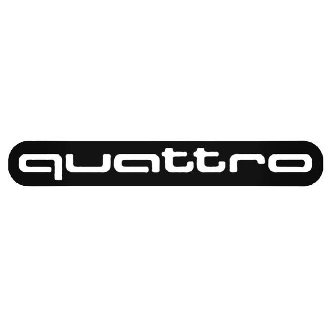 Audi Quattro 2 Decal Sticker