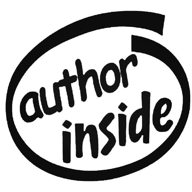 Author Inside Decal Sticker