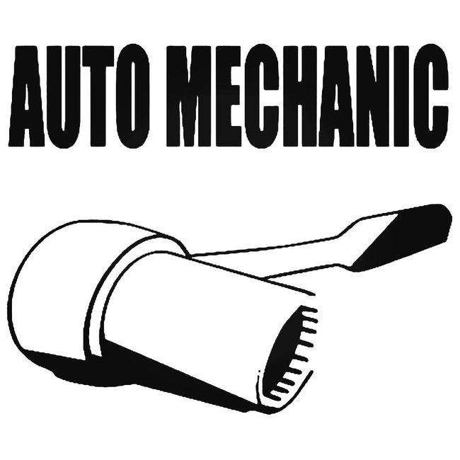 Auto Mechanic 2 Decal Sticker