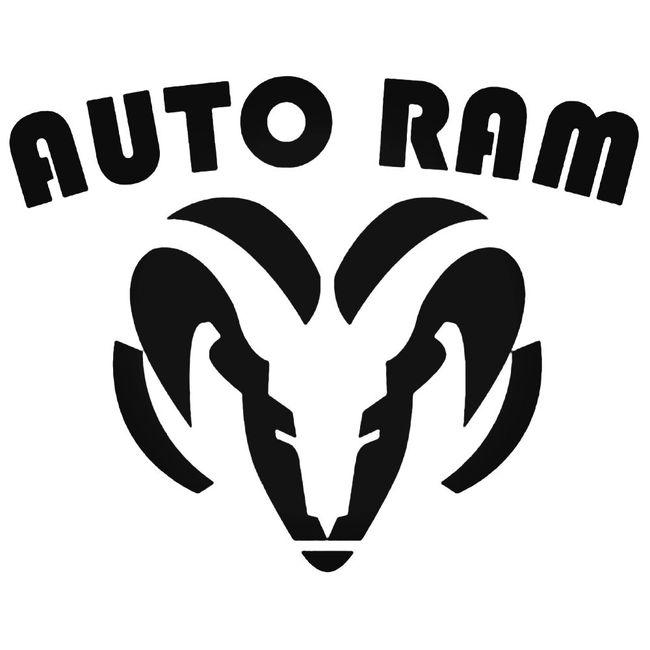 Auto Ram Aftermarket Decal Sticker