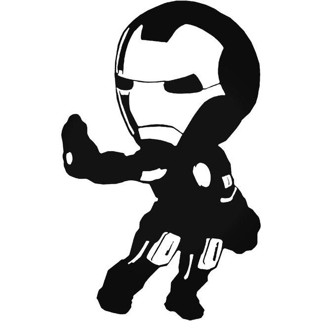 Avengers Cartoon Ironman Decal Sticker