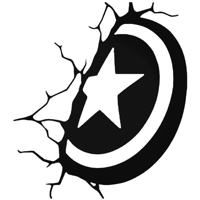 Avengers Shield Captain America Decal Sticker