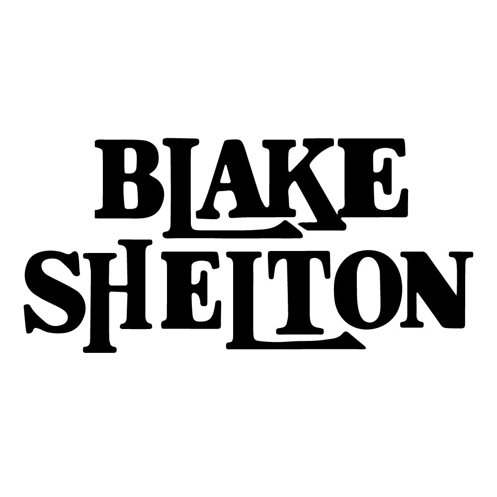 Blake Shelton Logo Country Music Singer Decal Sticker