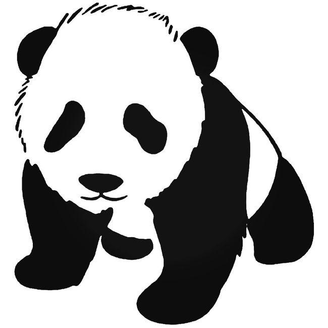 Baby Panda Bear Decal Sticker