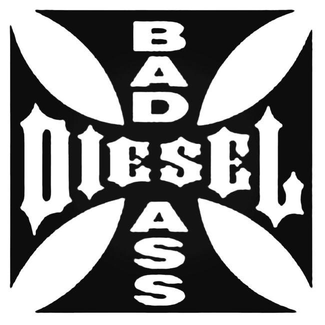 Bad Ass Diesel Decal Sticker