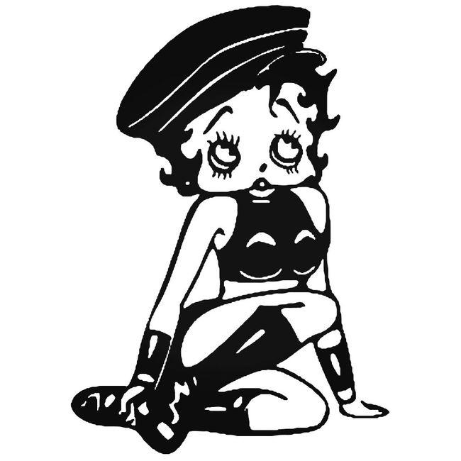 Bad Girl Betty Boop 2 Decal Sticker