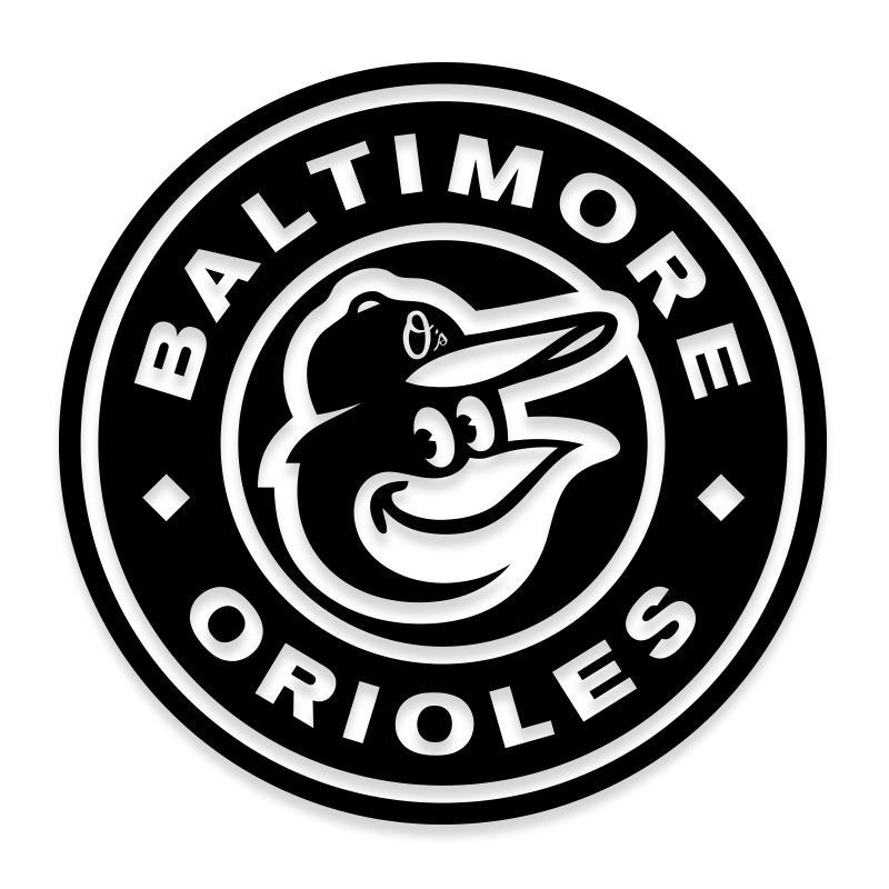 Baltimore Orioles MLB Baseball Decal Sticker