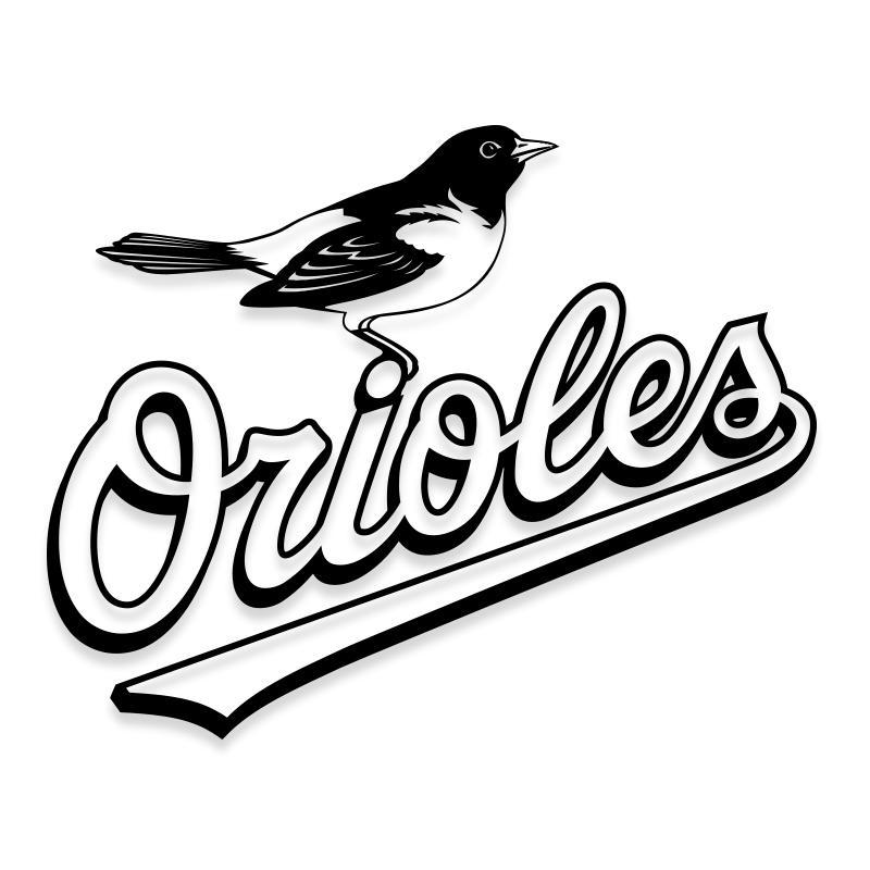 Baltimore Orioles Official Sticker Decal