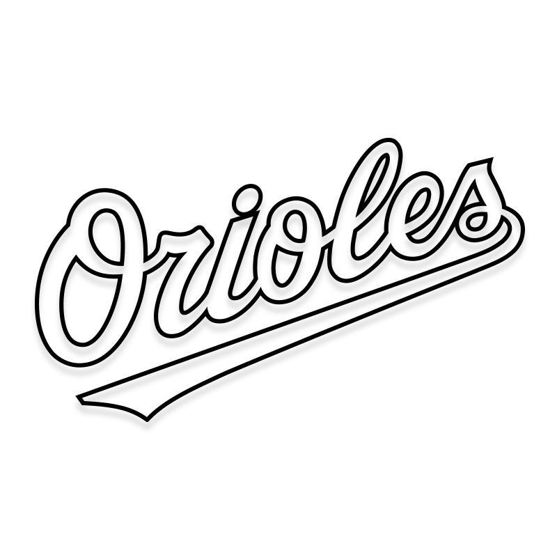 Baltimore Oriole Coloring Page by Mama Draw It