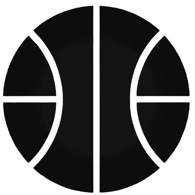 Basketball Ball Decal Sticker