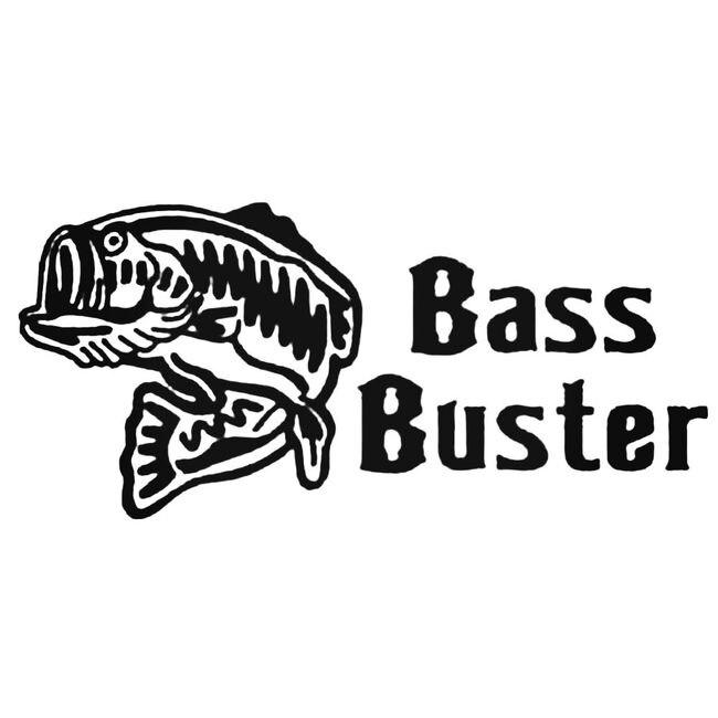 Bass Buster Decal Sticker