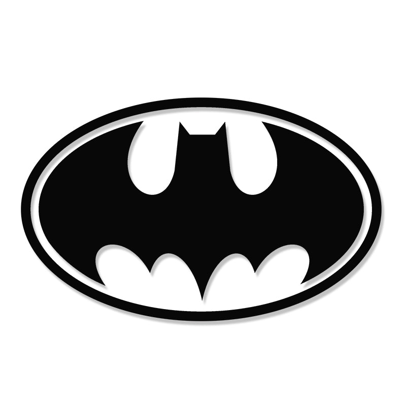 ARWY Batman Begins Windows, Sides, Hood, Bumper Car Sticker (Black)
