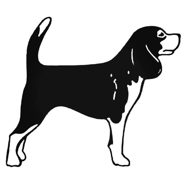 Beagle Style Dog Decal Sticker