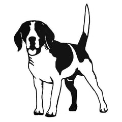 Beagle Style Vinyl Decal Sticker