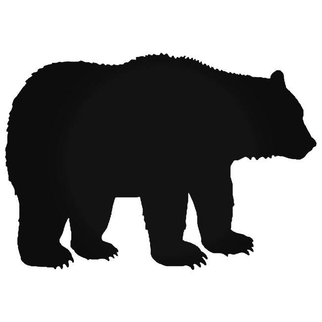 Bear Black Grizzly Decal Sticker