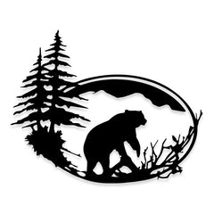 Bear Hunting Decal Sticker
