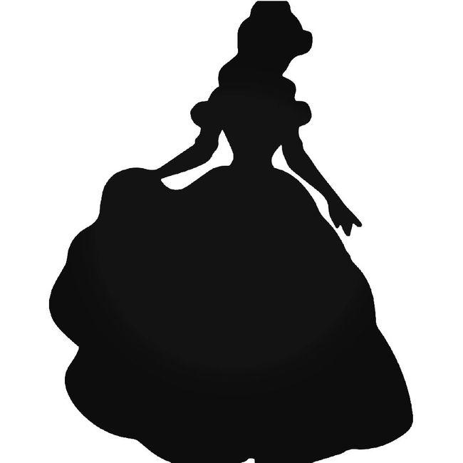 Belle Beauty And The Beast Decal Sticker
