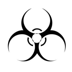 Biohazard Band Decal Sticker
