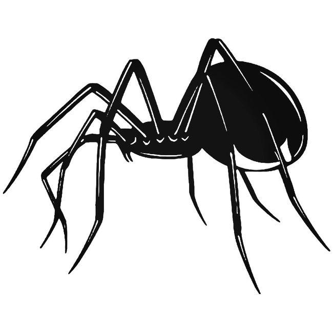 Black Widow Spider Arachnid Decal Sticker